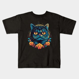 Exotic Shorthair Smiling Kids T-Shirt